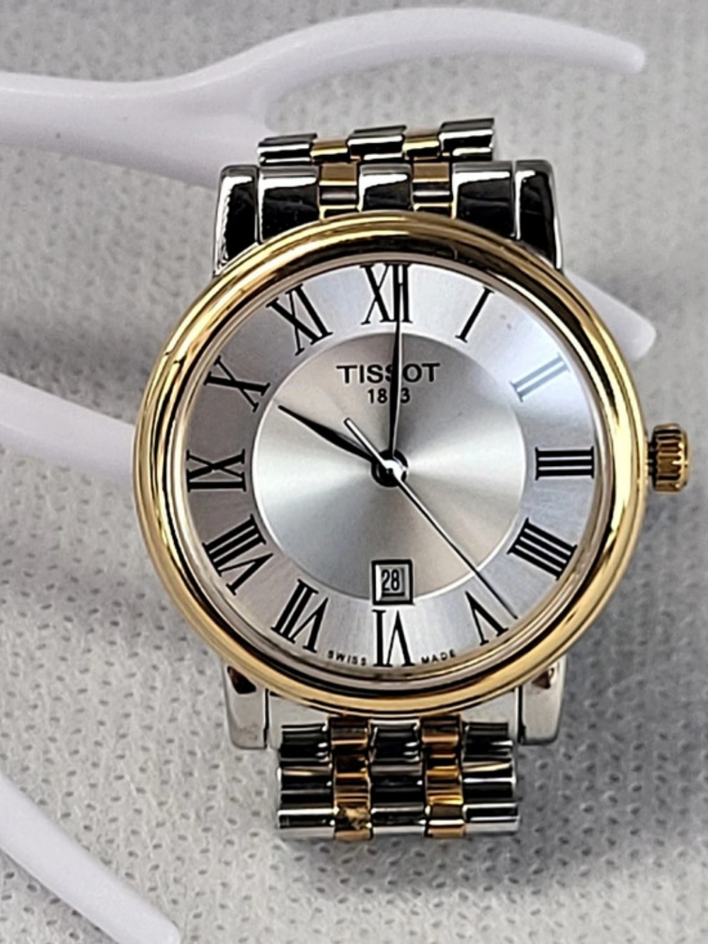 Tissot Le Locle Two-Tone Roman Numeral Watch. Not Original Pack # TS01
